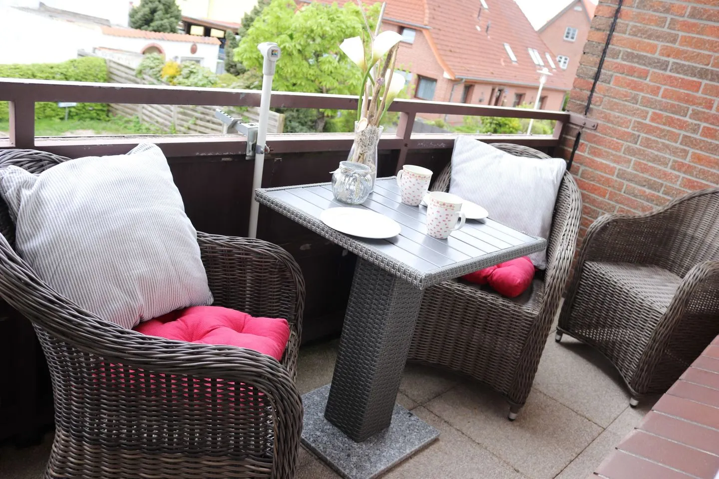 Haus Laura Wohnung 1 Büsum - Terrasse