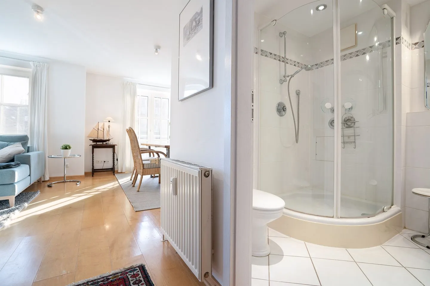 (OST29a) Ferienwohnung "Strandliebe" Niendorf - Badezimmer