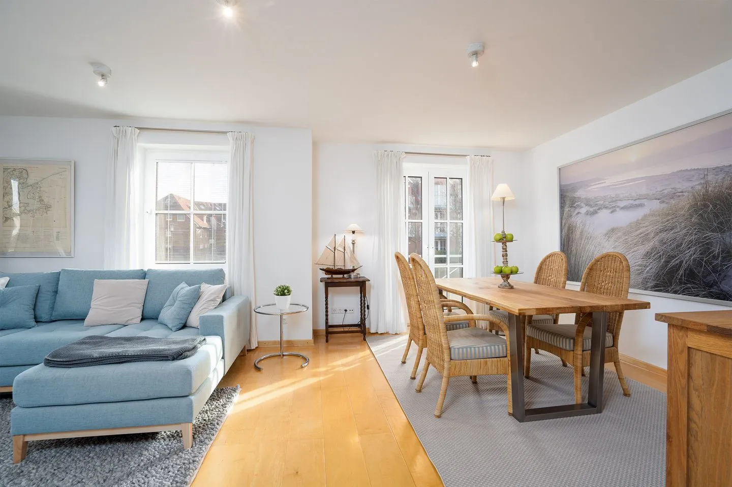 (OST29a) Ferienwohnung "Strandliebe" Niendorf - Wohnzimmer