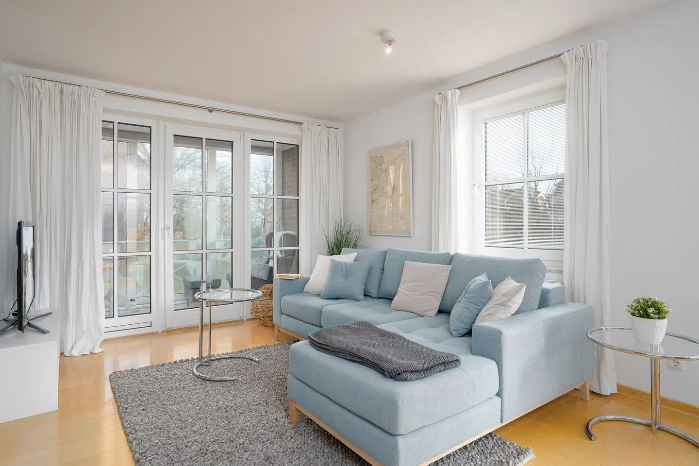 (OST29a) Ferienwohnung "Strandliebe" Niendorf - Wohnzimmer