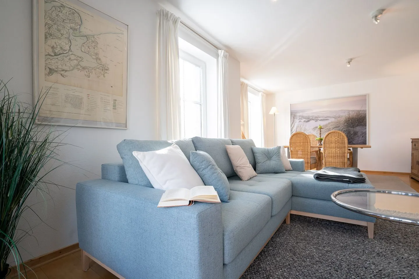 (OST29a) Ferienwohnung "Strandliebe" Niendorf - Wohnzimmer
