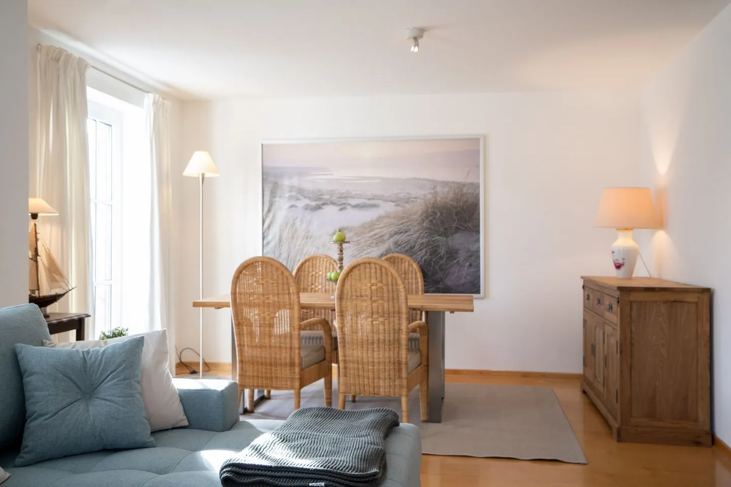 (OST29a) Ferienwohnung "Strandliebe" Niendorf - Wohnzimmer
