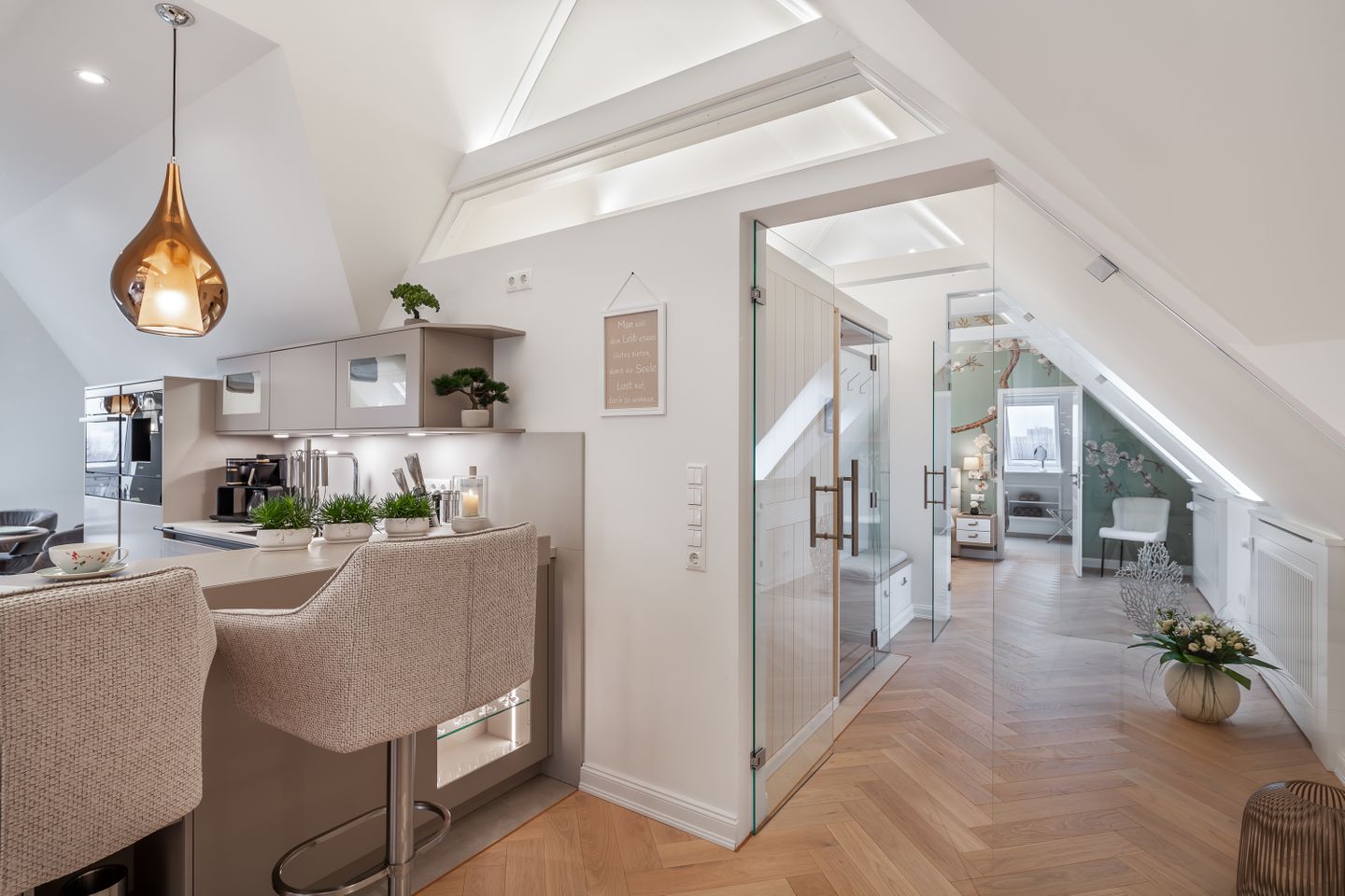 WOLKEN.NEST Penthouse-Suite, Sauna