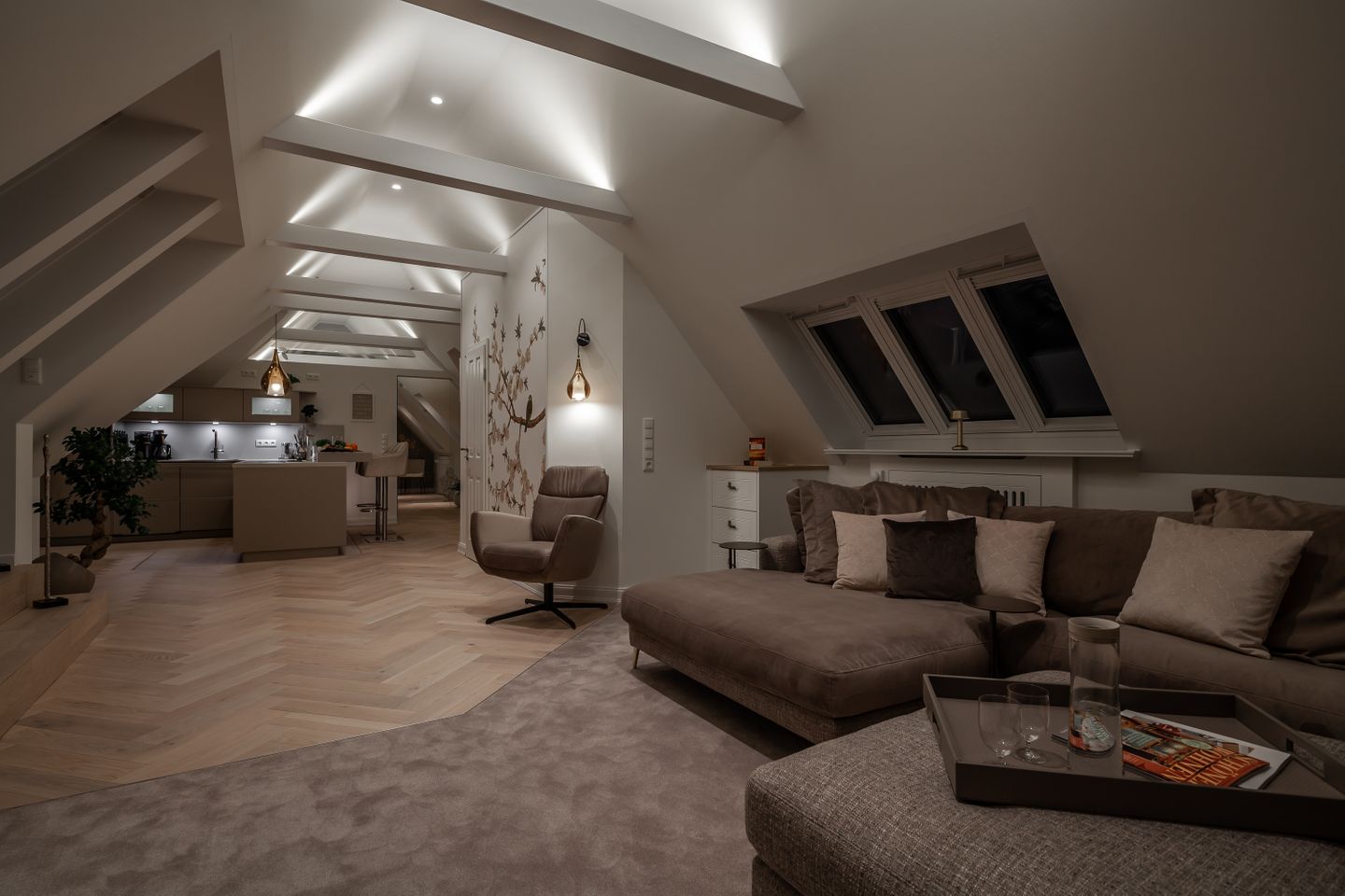 WOLKEN.NEST Penthouse-Suite, Wohnzimmer