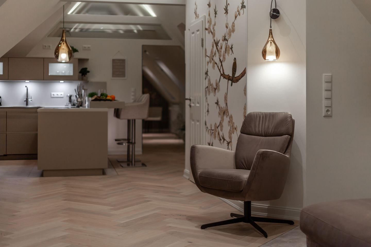 WOLKEN.NEST Penthouse-Suite, Wohnzimmer