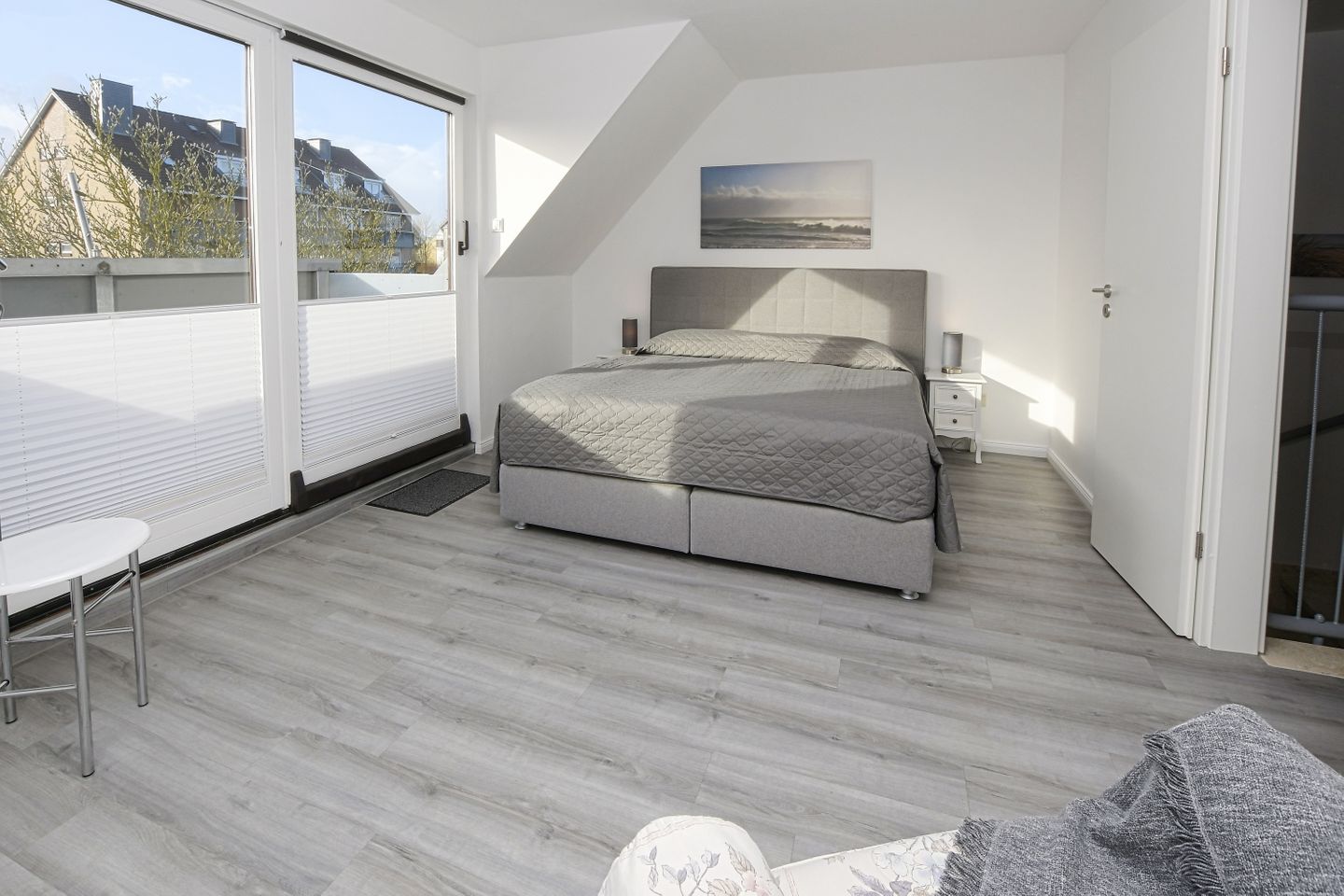 Haus im Törn, Whg. 1, Boxspringbett