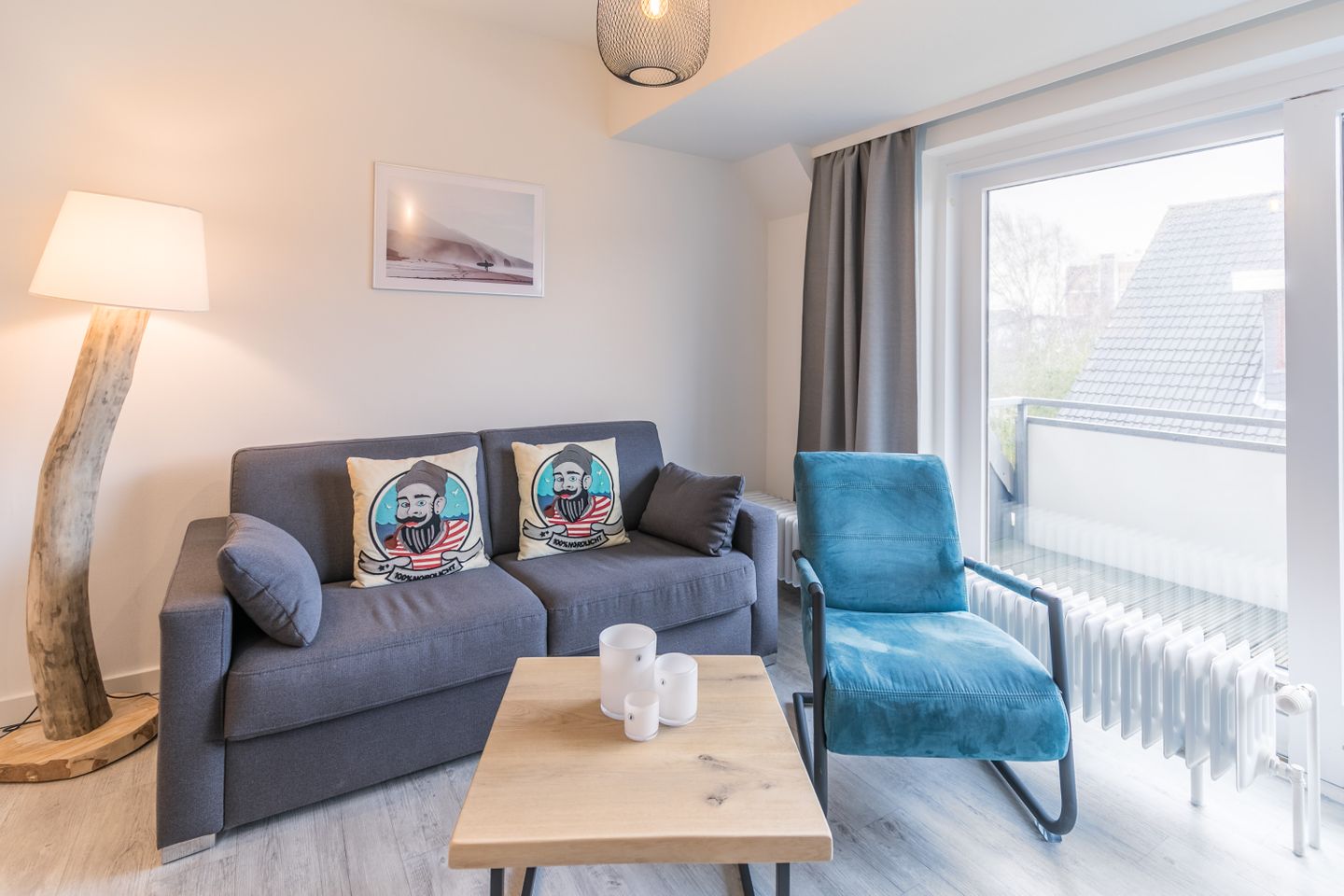 Deichlodge vier, Wohnzimmer