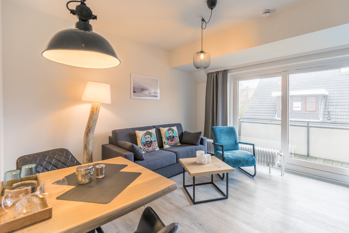 Deichlodge vier, Wohnzimmer