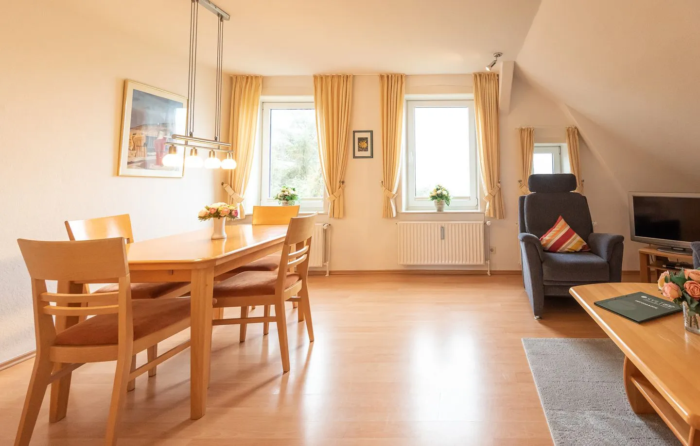 Haus Decker, App. 3 Wenningstedt - Wohnzimmer