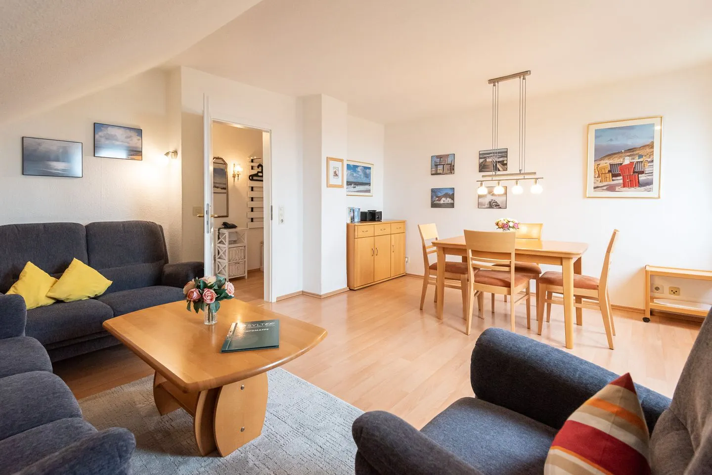 Haus Decker, App. 3 Wenningstedt - Wohnzimmer