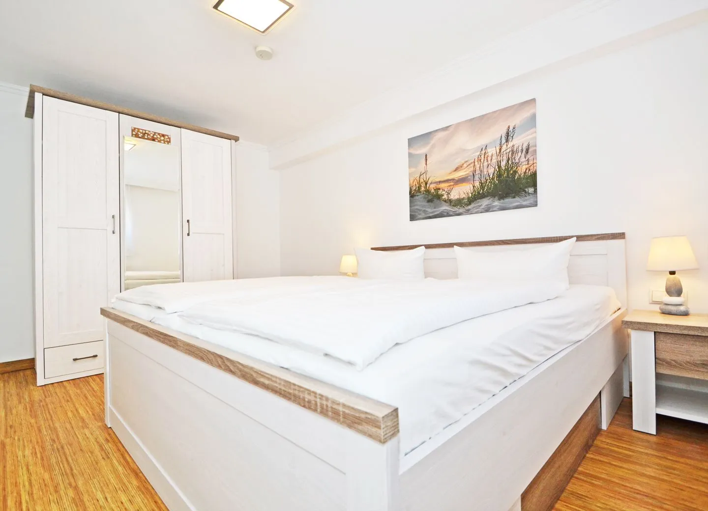 Uns Schilfhus App. Strandgut Ostseebad Heringsdorf - Schlafzimmer