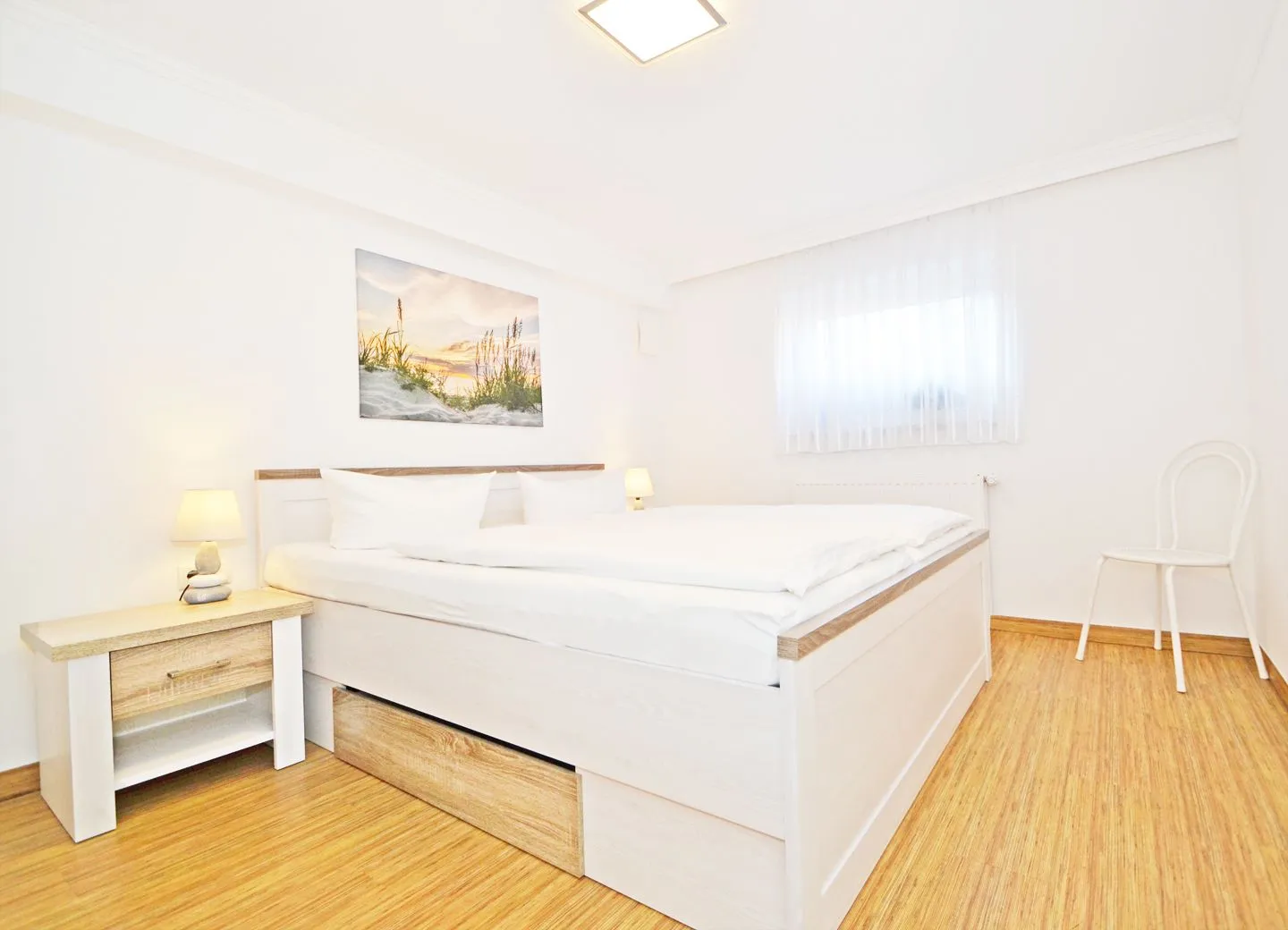 Uns Schilfhus App. Strandgut Ostseebad Heringsdorf - Schlafzimmer