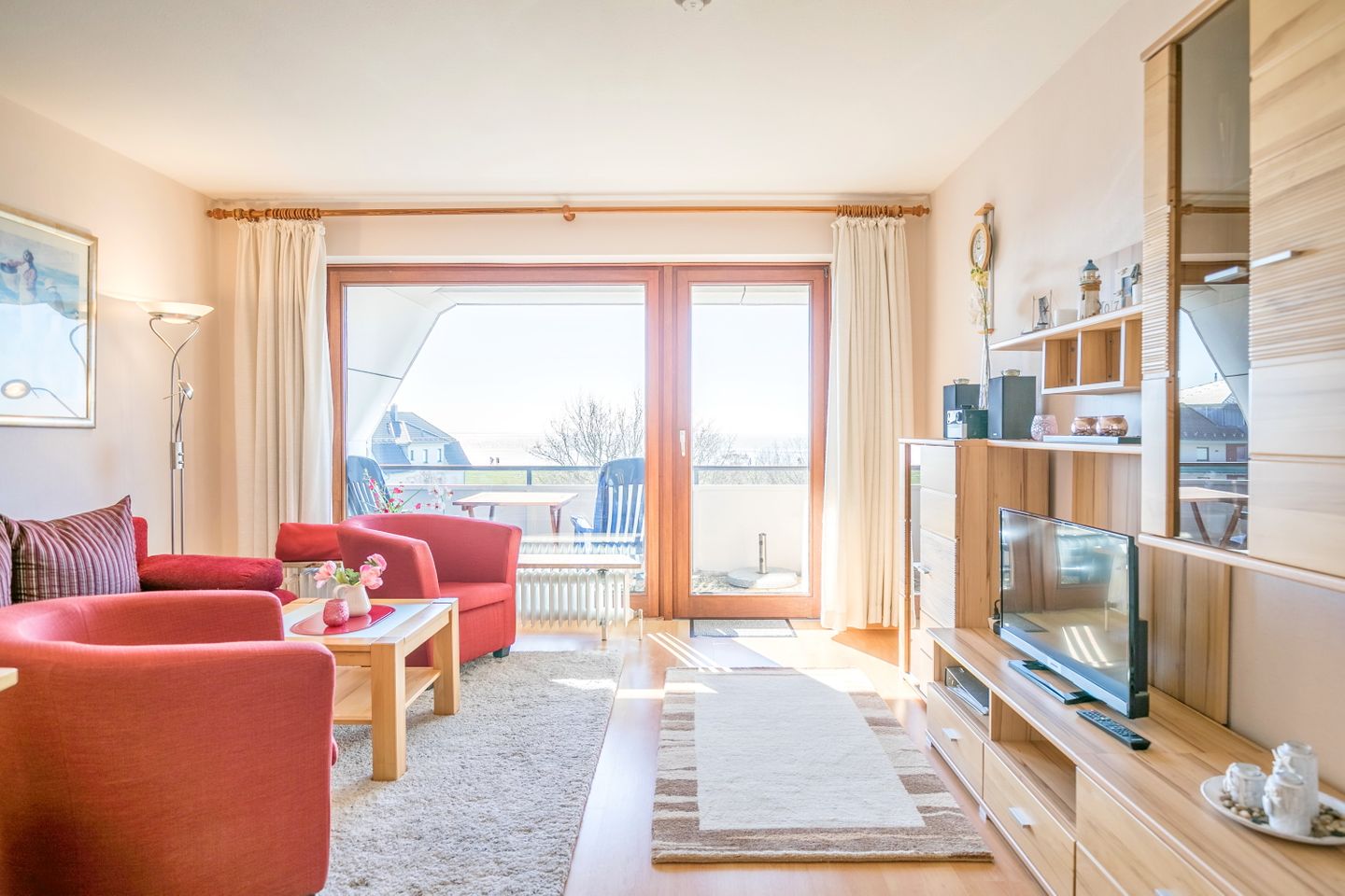 Nordseeblick, Whg. 43 Wohnzimmer