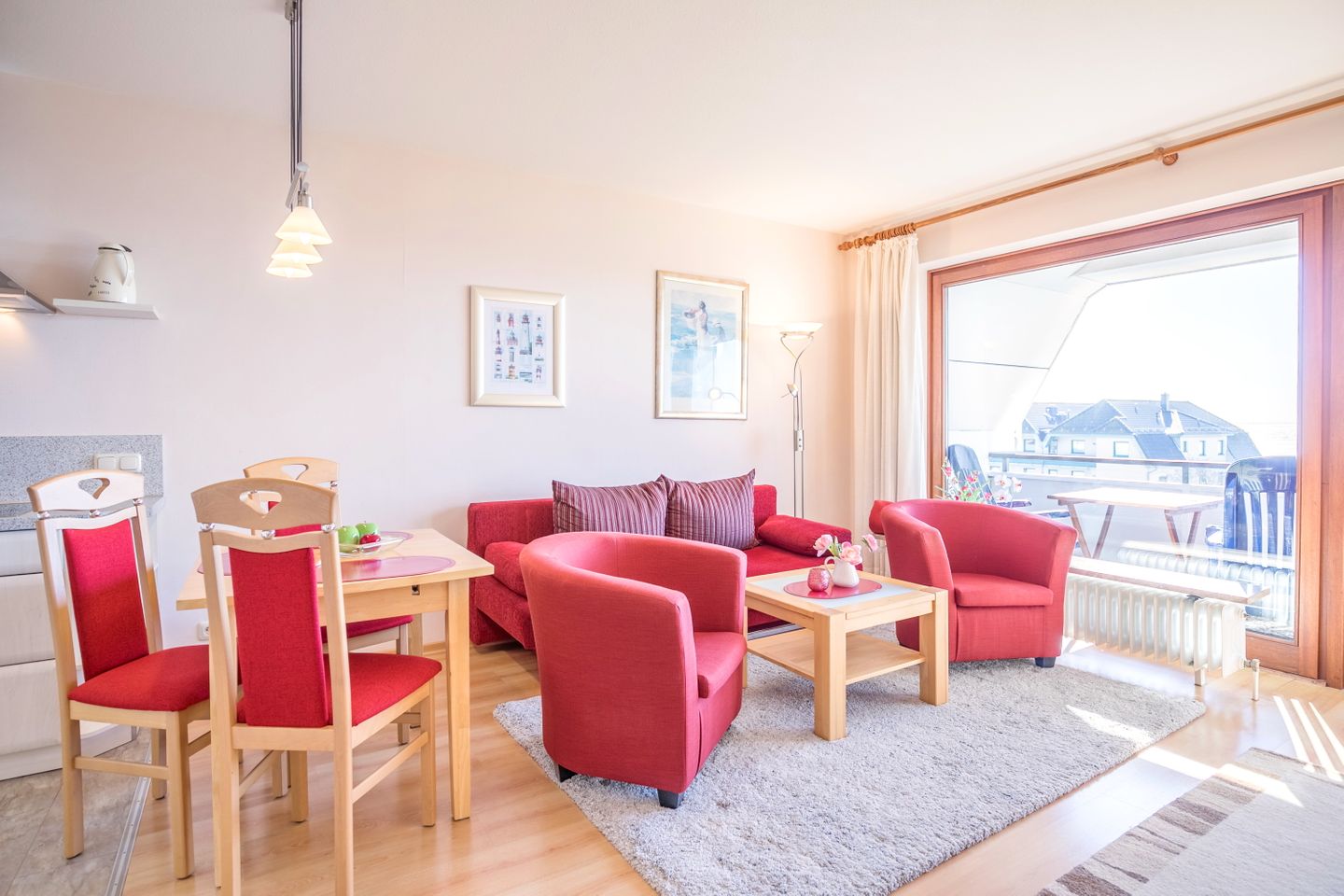 Nordseeblick, Whg. 43 Wohnzimmer