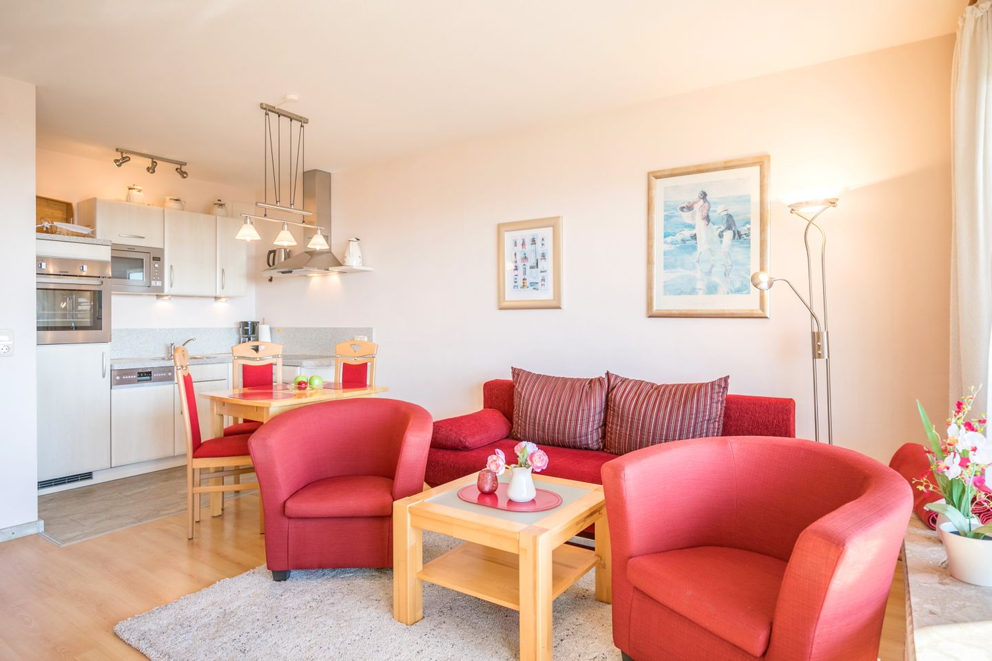 Nordseeblick, Whg. 43 Wohnzimmer