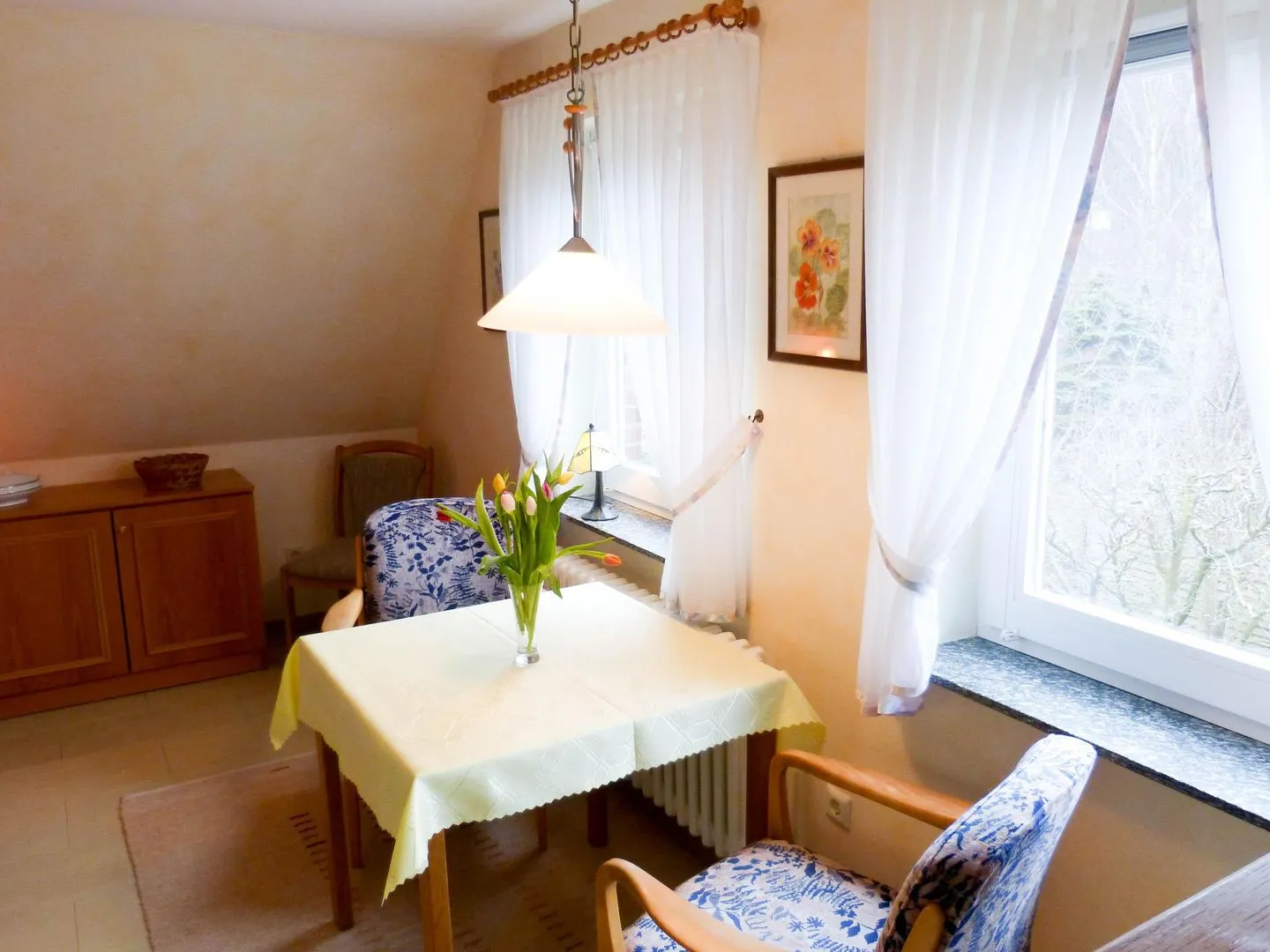 Haus *Üüs Aran* Ferienwohnung *Üüs Aran 7* Süddorf auf Amrum - Wohnzimmer