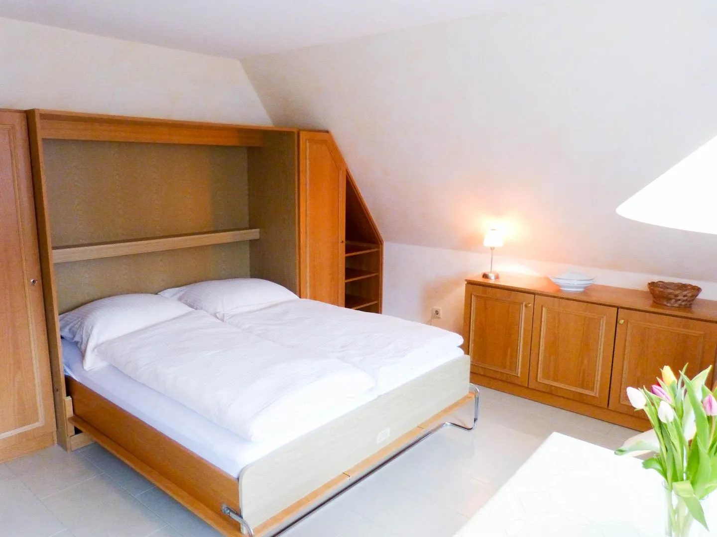 Haus *Üüs Aran* Ferienwohnung *Üüs Aran 7* Süddorf auf Amrum - Schlafzimmer