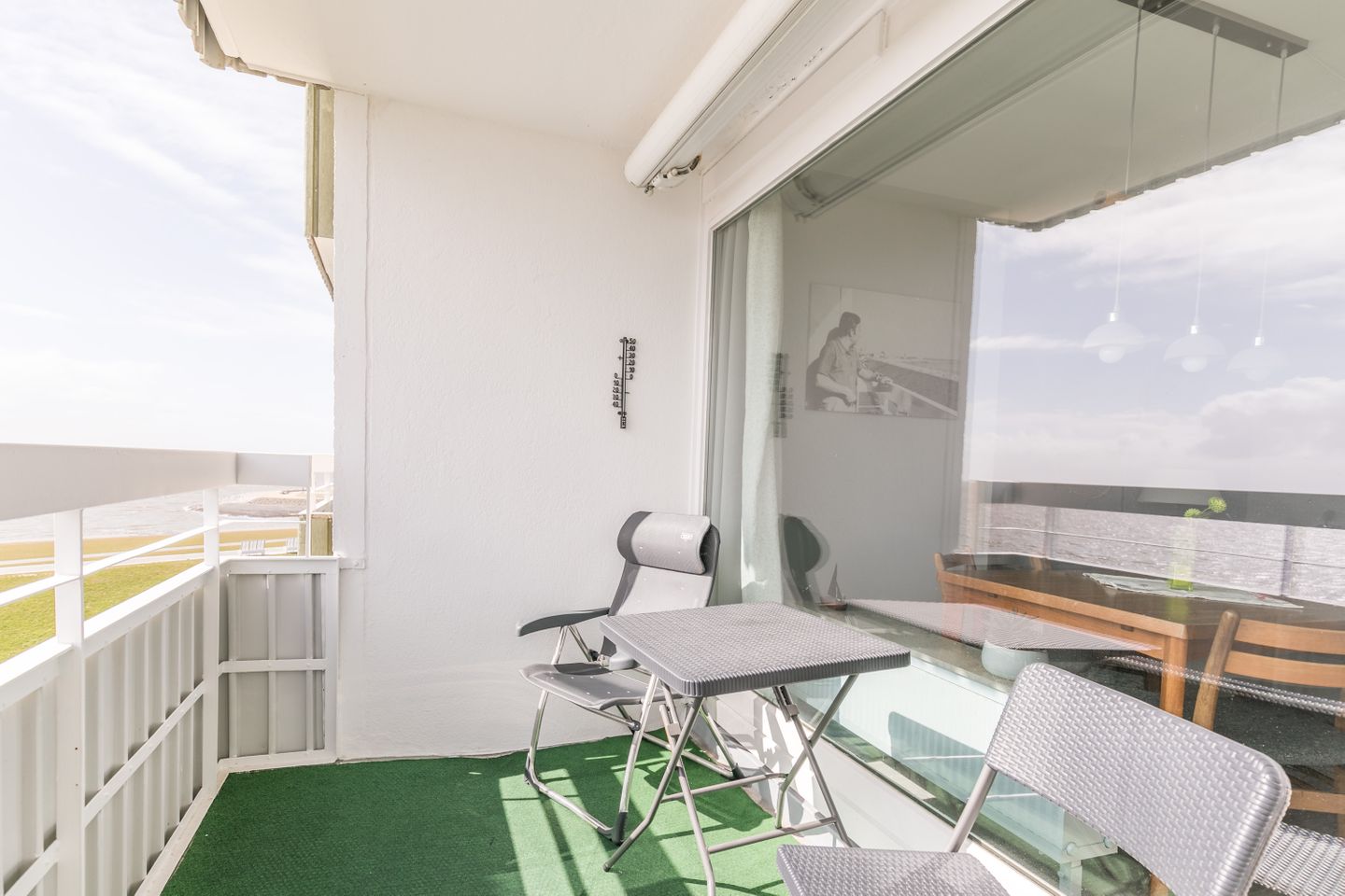 Hochhaus, Whg. Wattkieker44 / 4. OG, Balkon