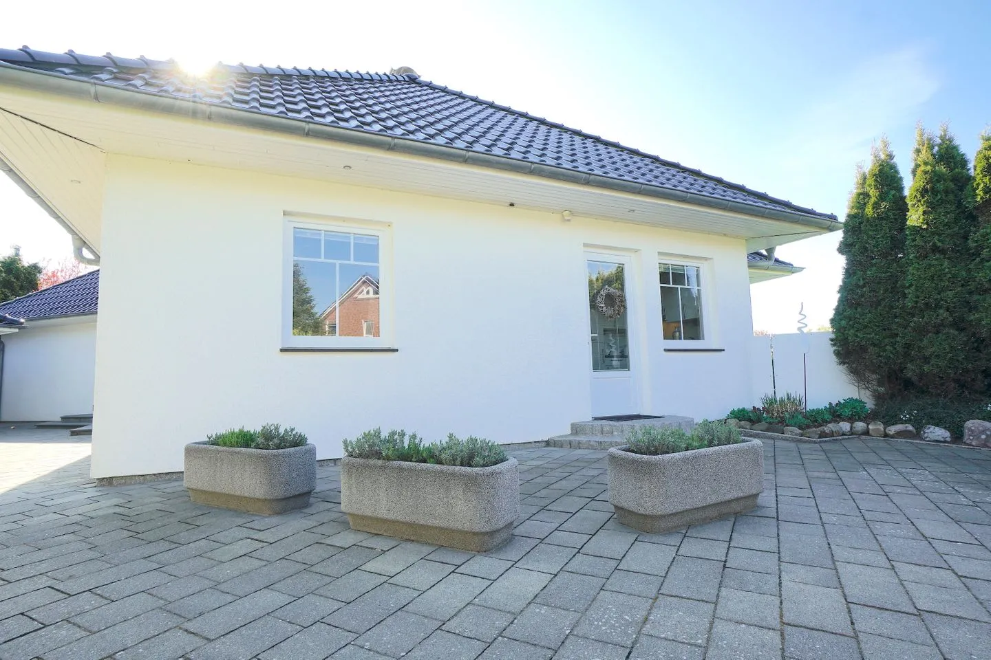 Gemütliche Ferienwohnung Schleistübchen in Fahrdorf für 2 Personen Schlei - Fassade / Eingang