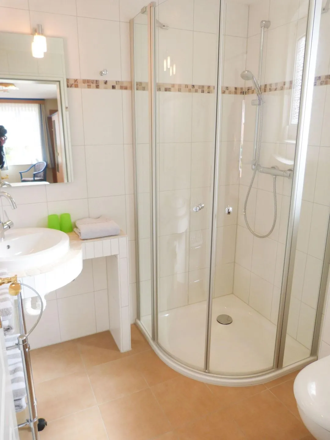 Bungalow *Ual Welhüs* Norddorf auf Amrum - Dusche