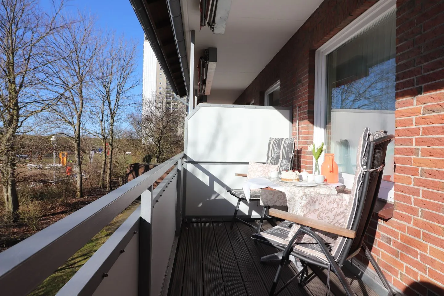 Haus am Kurpark Wohnung 13 Büsum - Balkon