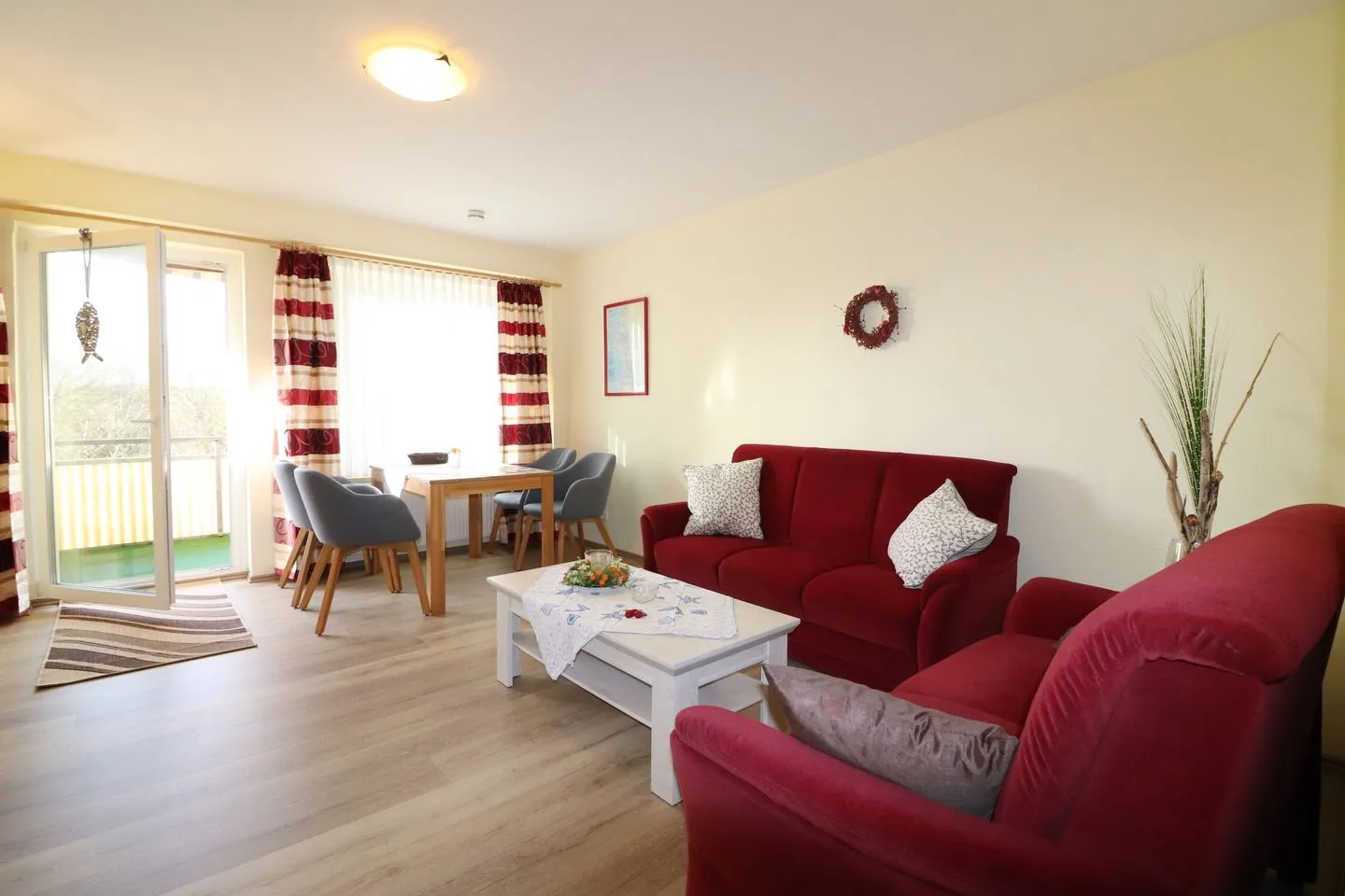 Haus am Kurpark Wohnung 13 Büsum - Wohnzimmer