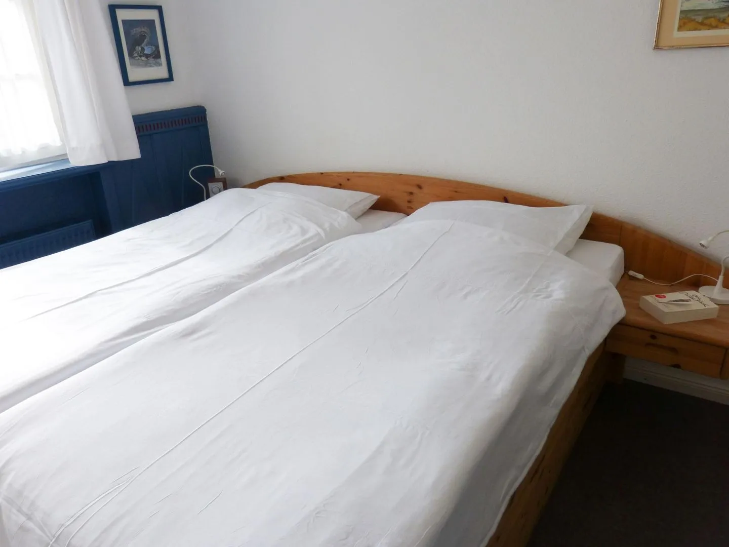 Haus Pesel Ferienwohnung *Reetblick* Norddorf auf Amrum - Doppelbettschlafzimmer in der Ferienwohnung Reetblick in Norddorf auf Amrum