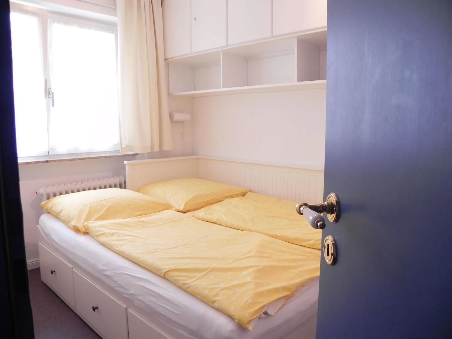 Haus Pesel Ferienwohnung *Reetblick* Norddorf auf Amrum - Schlafsofa in der Ferienwohnung Reetblick in Norddorf auf Amrum