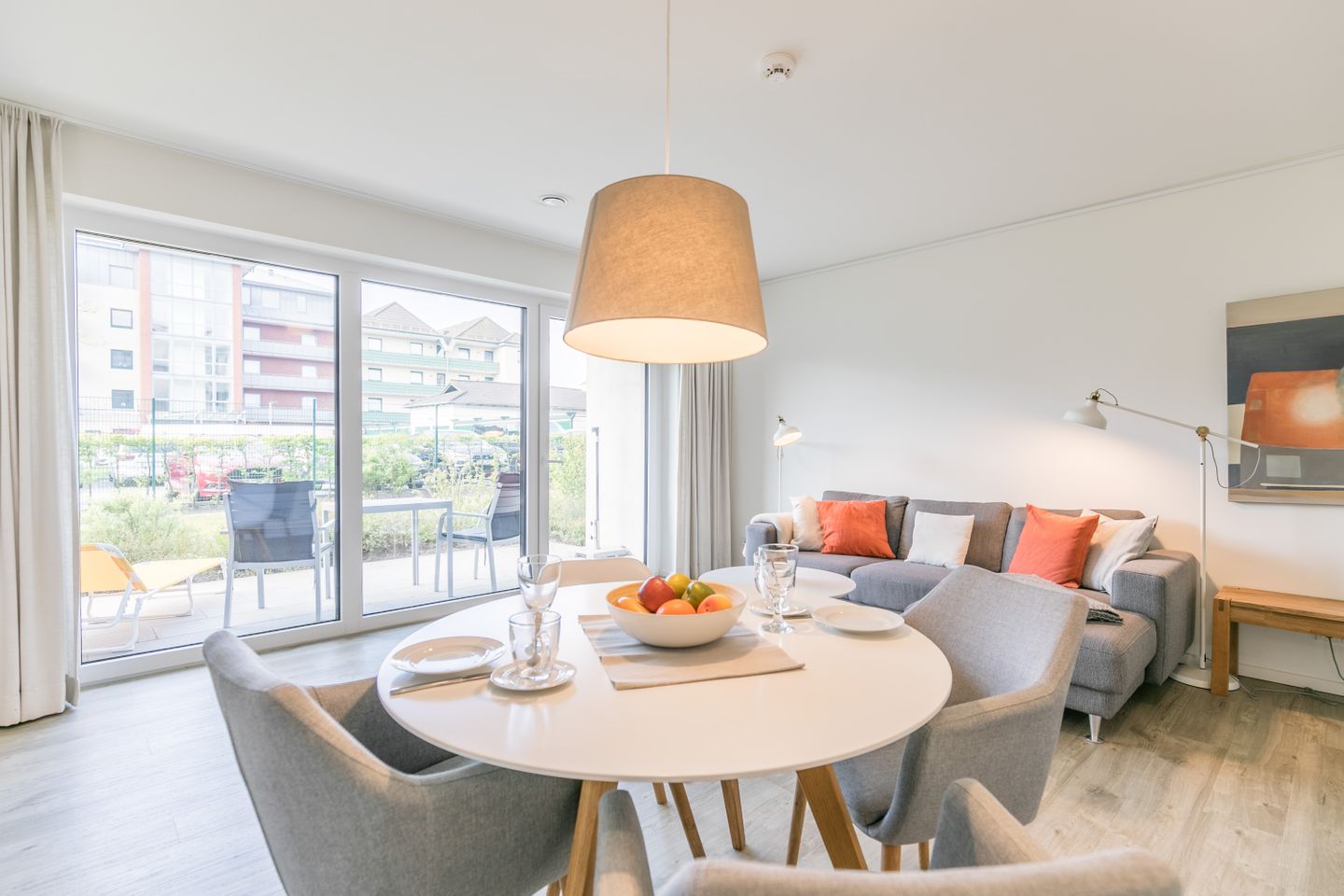 Haus Strandläufer, Whg. 0.4 Wohnzimmer