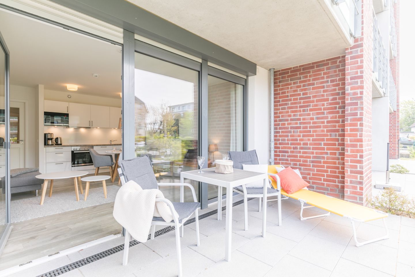 Haus Strandläufer, Whg. 0.4 Terrasse