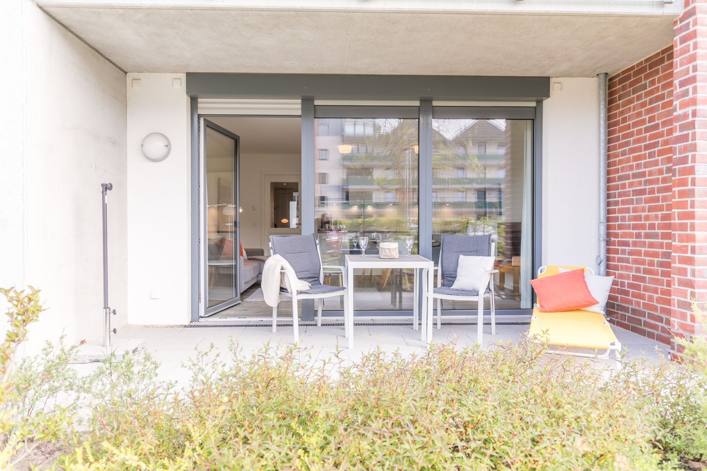 Haus Strandläufer, Whg. 0.4 Terrasse