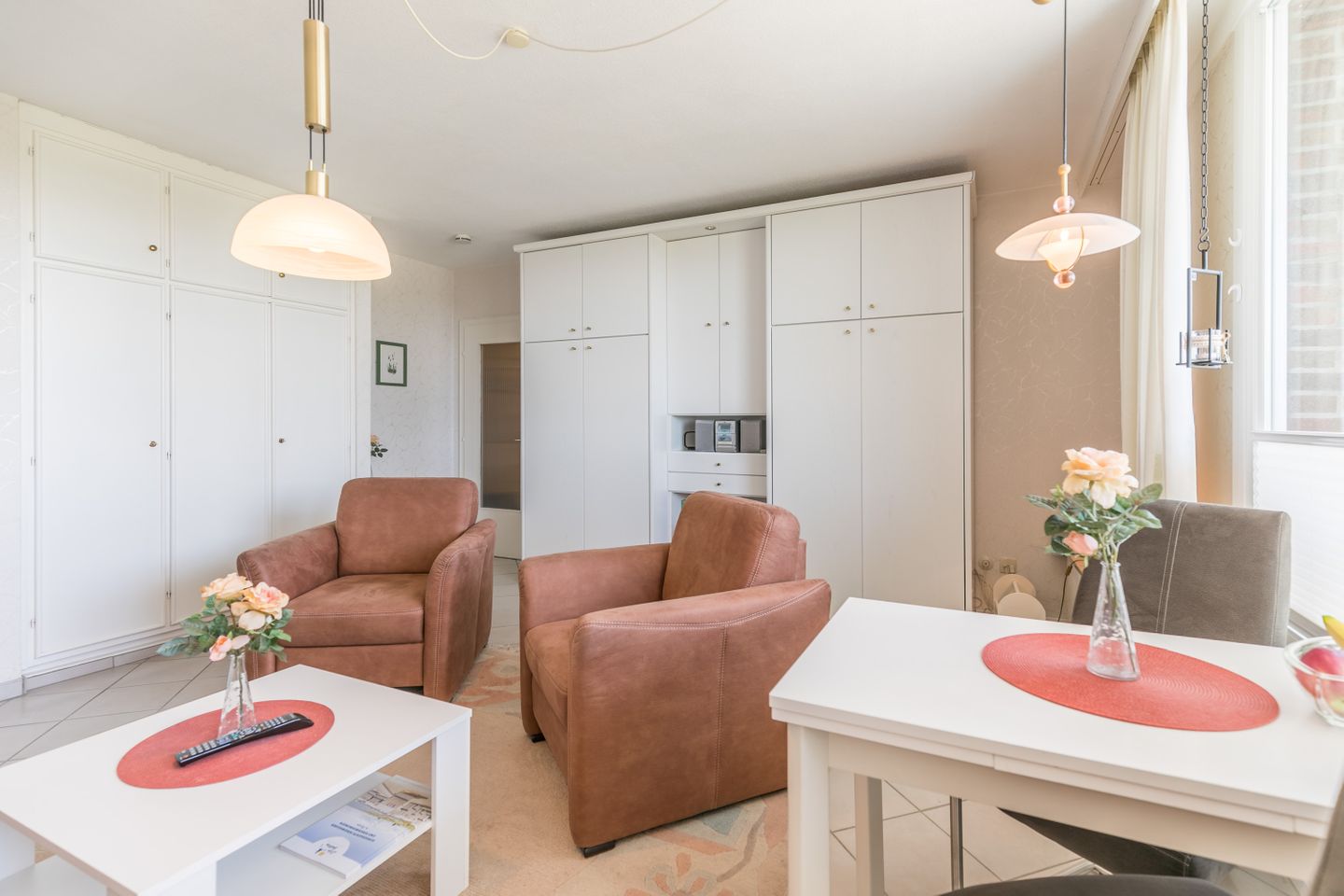 Nordseekante, Whg. 529 Schrankbett Wohnzimmer