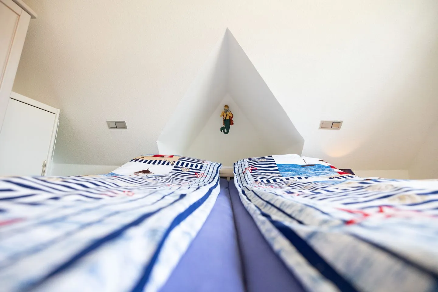 Haus Waltraud Ferienwohnung „Popenstuuv" Norddorf auf Amrum - Schlafzimmer