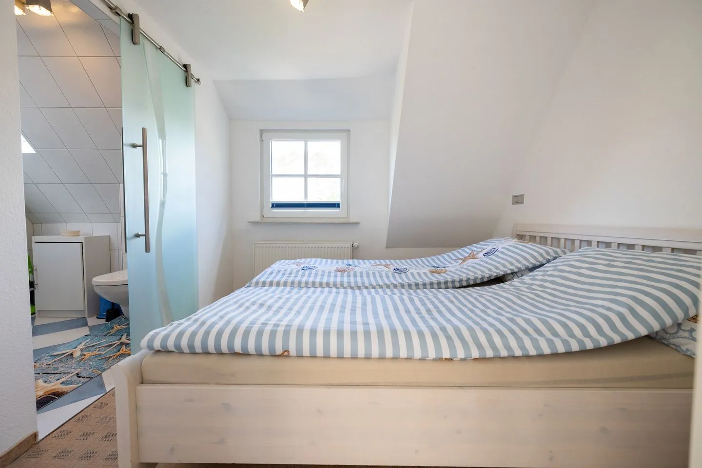 Haus Waltraud Ferienwohnung „Spelkasje" Norddorf auf Amrum - Schlafzimmer