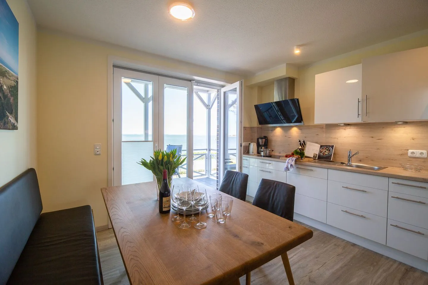 Haus *Weiße Düne* Ferienwohnung *Weiße Düne 5* Wittdün auf Amrum - Wohnzimmer