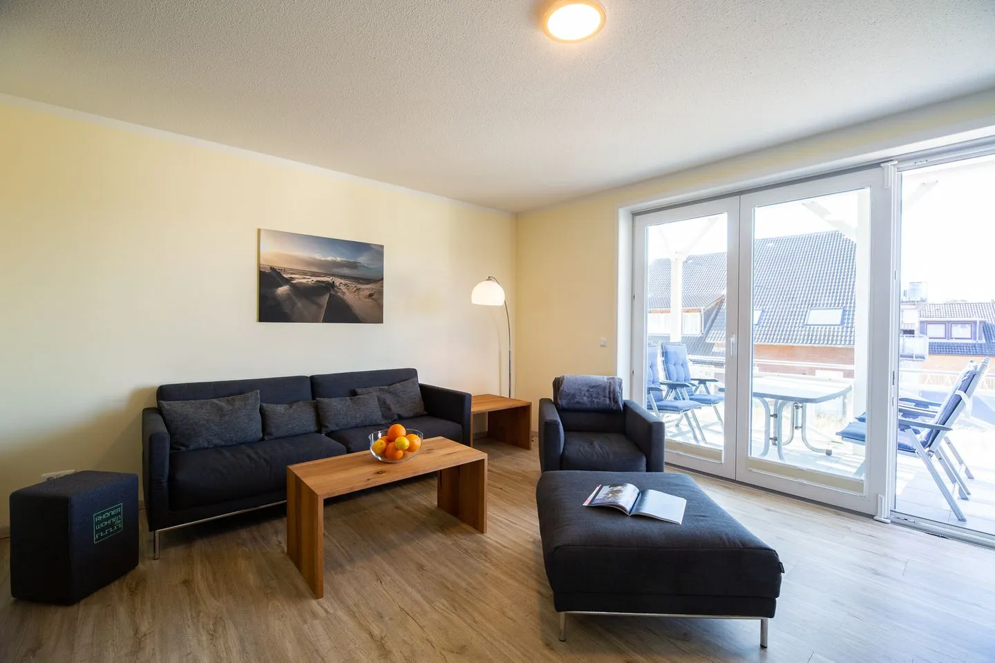 Haus *Weiße Düne* Ferienwohnung *Weiße Düne 5* Wittdün auf Amrum - Wohnzimmer
