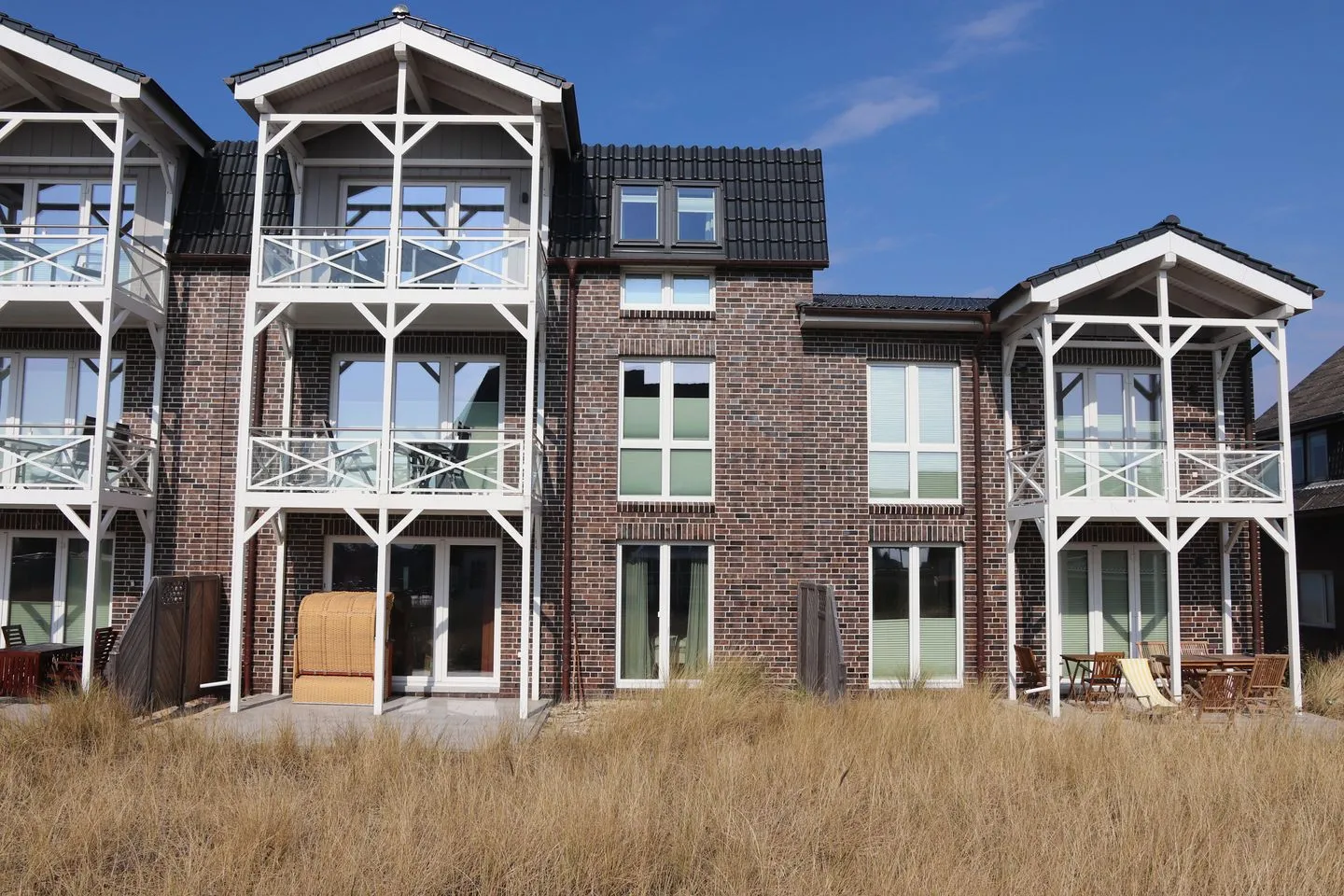 Haus *Weiße Düne* Ferienwohnung *Weiße Düne 5* Wittdün auf Amrum - Hauptansicht