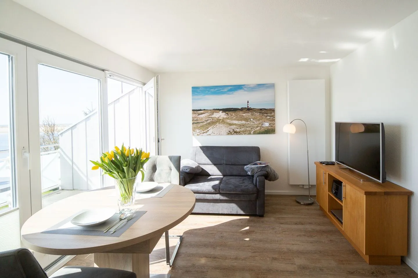Haus Ran Ferienwohnung Ran 2 Wittdün auf Amrum - Wohnzimmer