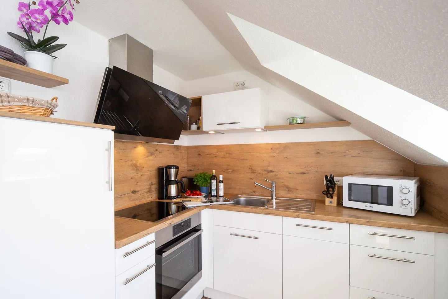 Haus Ran Ferienwohnung Ran 2 Wittdün auf Amrum - Küche / Küchenzeile