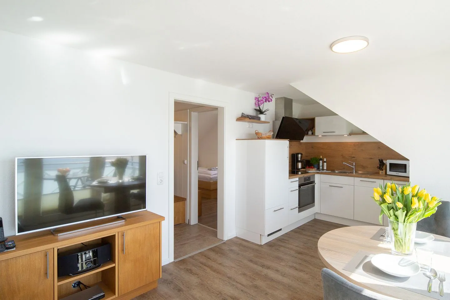 Haus Ran Ferienwohnung Ran 2 Wittdün auf Amrum - Küche / Küchenzeile