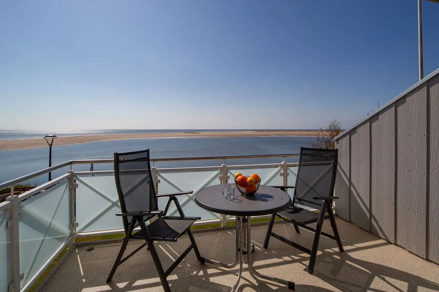 Haus Ran Ferienwohnung Ran 2 Wittdün auf Amrum - Balkon