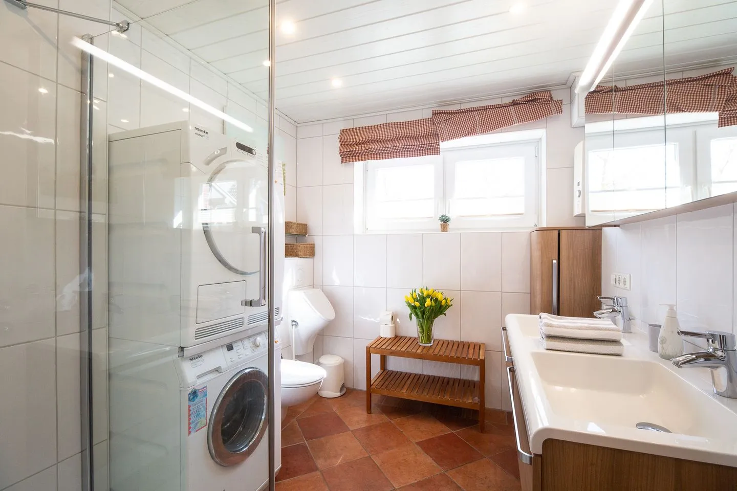 Haus Kap Hoorn Ferienwohnung Seeblick Wittdün auf Amrum - Badezimmer