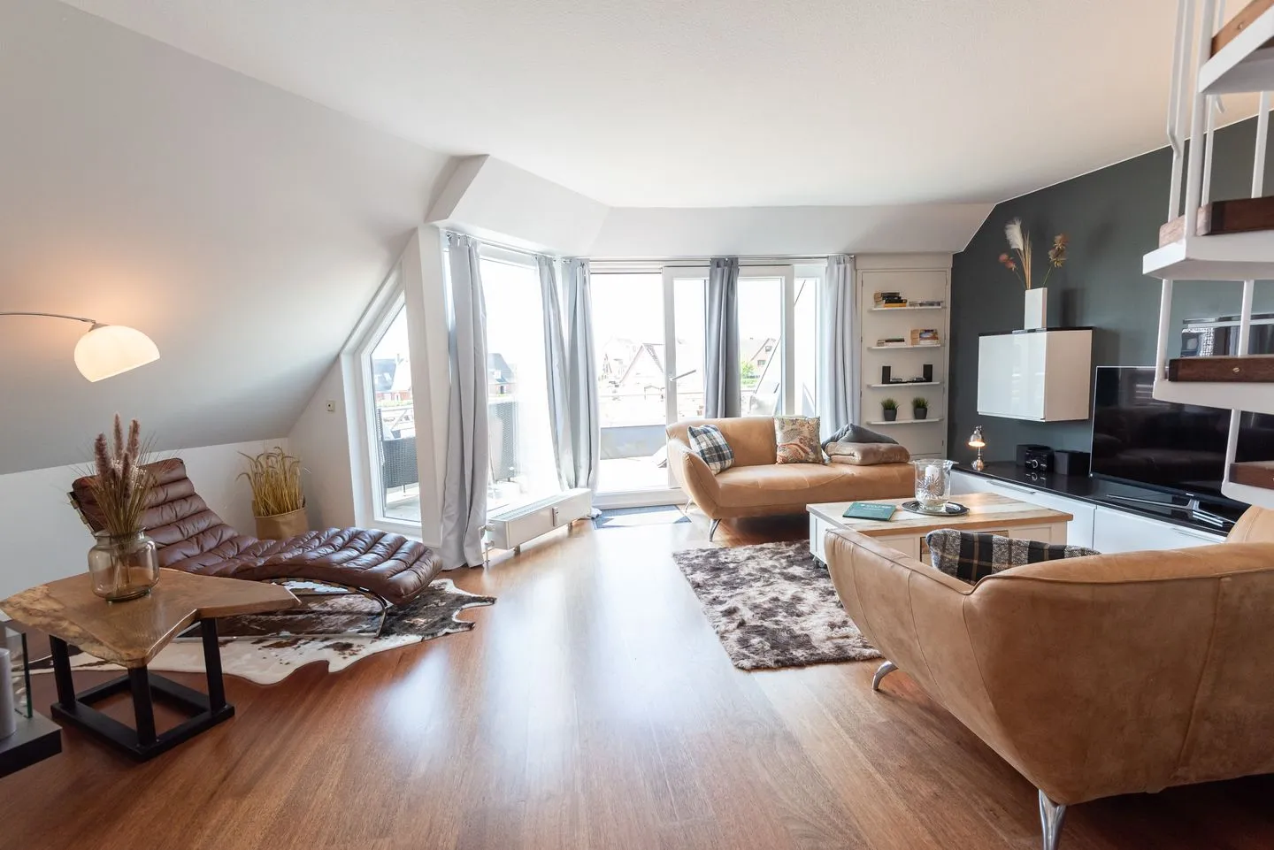Käpt'n Nelson Loft Wenningstedt - Wohnzimmer