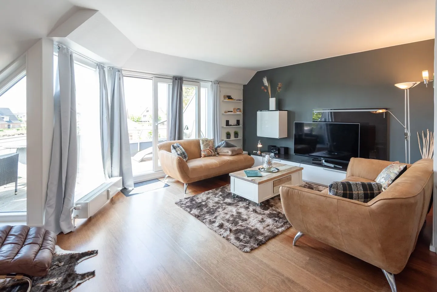 Käpt'n Nelson Loft Wenningstedt - Wohnzimmer