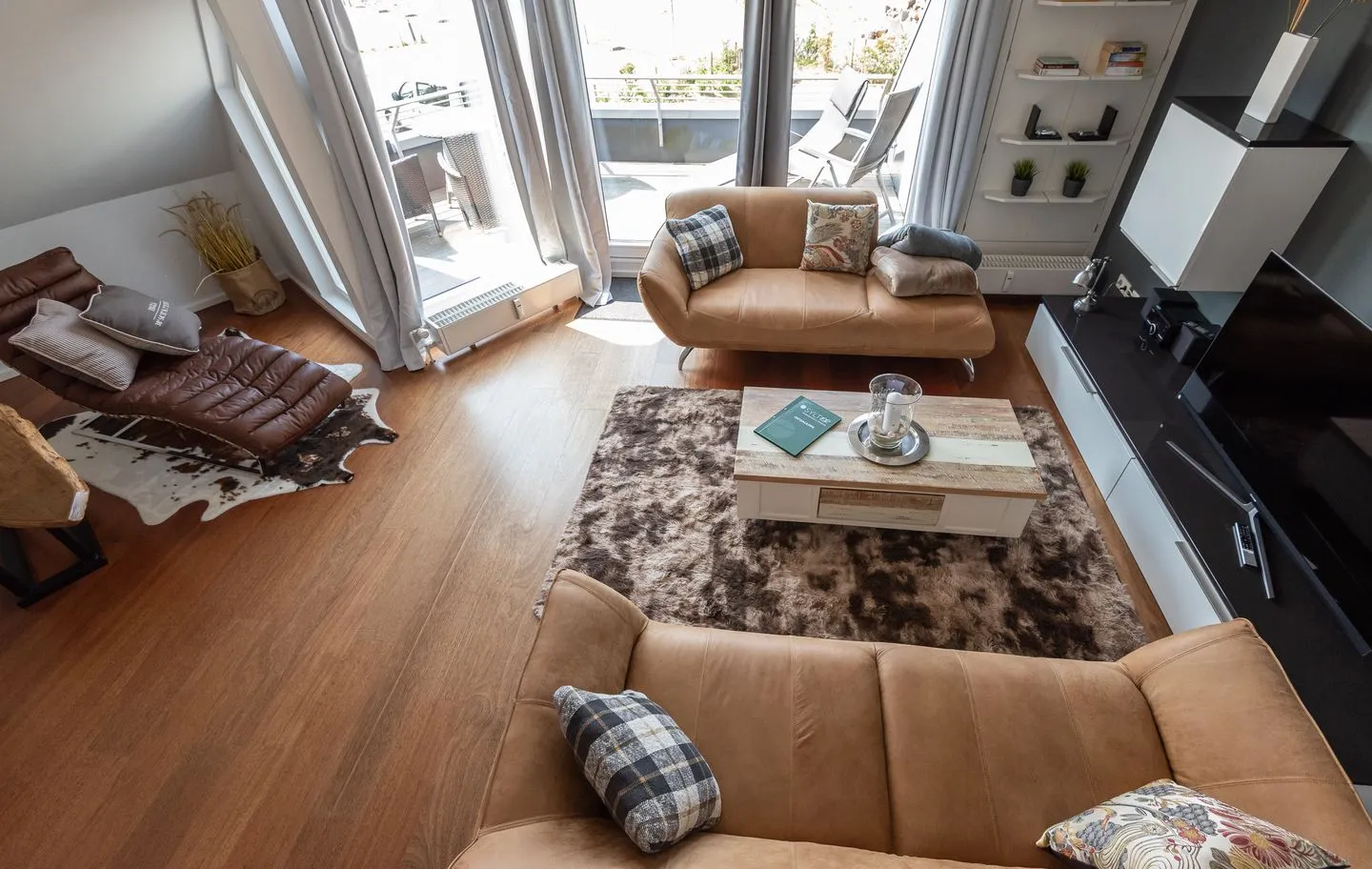 Käpt'n Nelson Loft Wenningstedt - Wohnzimmer