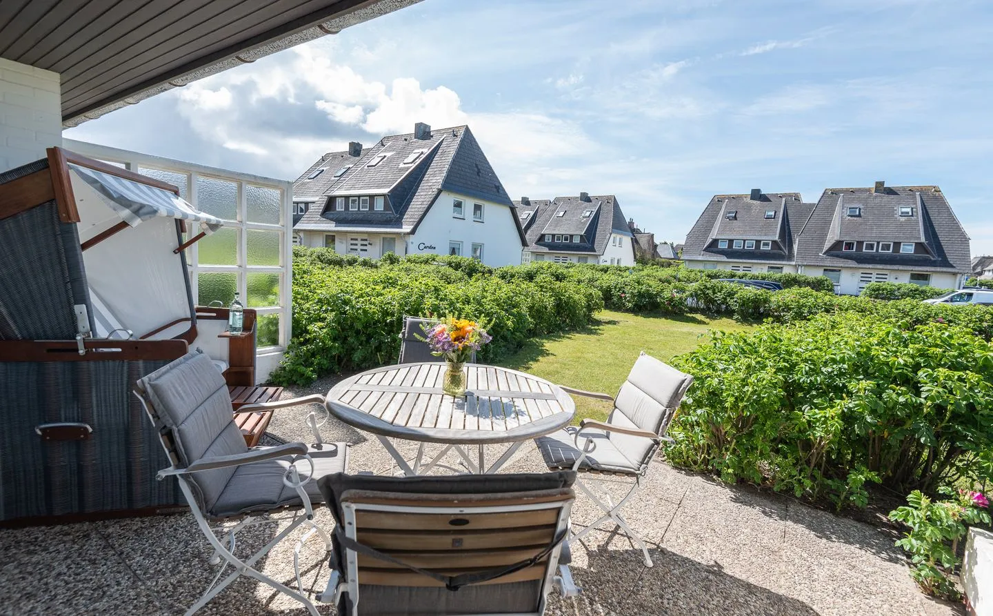C-Haus Christine, App.20 Wenningstedt - Terrasse