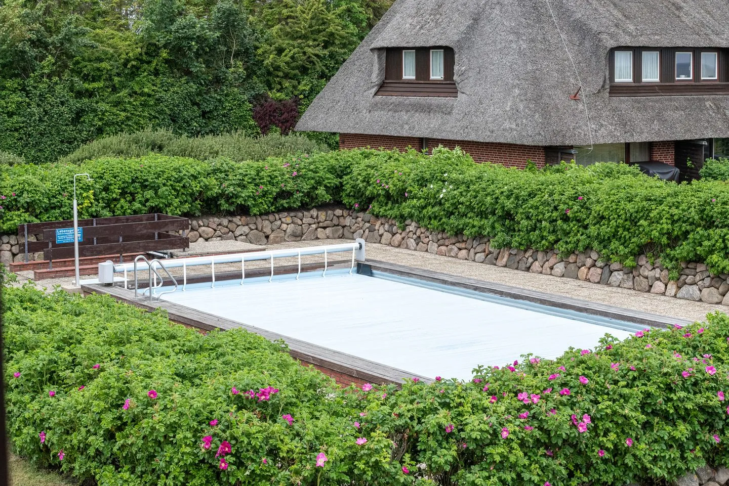 Heide Idyll Braderup - Poolblick