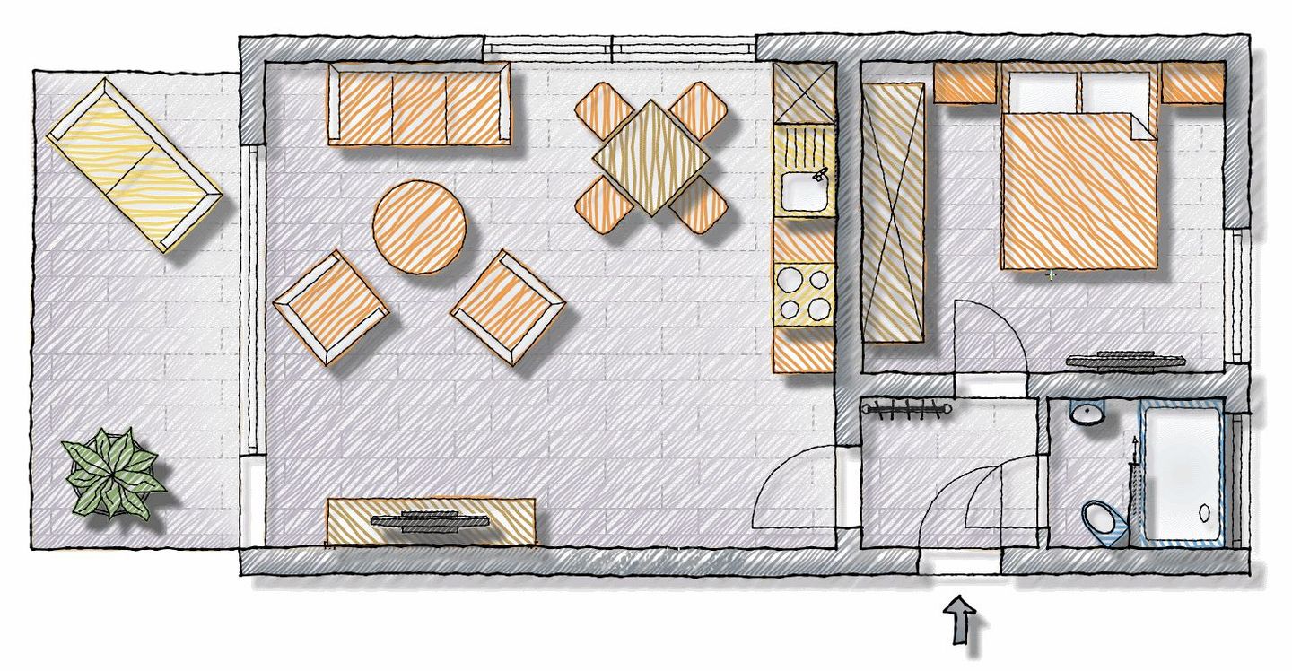 Sylt4me Wenningstedt - Grundriss