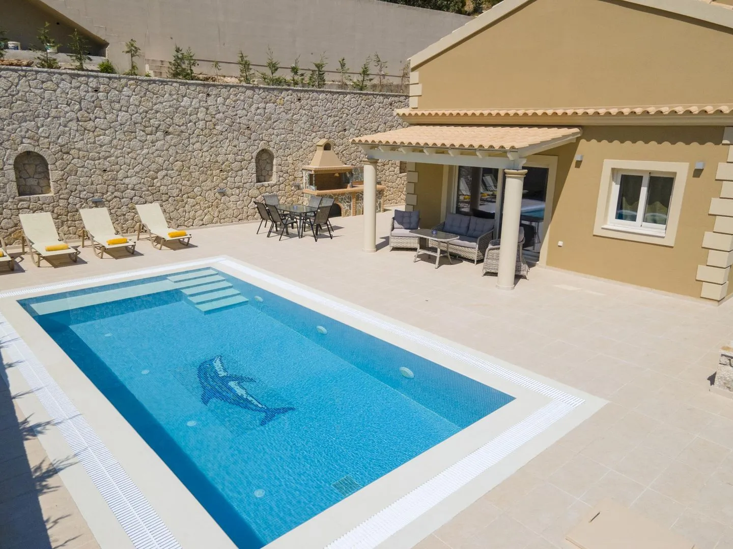  Villa Korfiatissa Aghios Mattaios - Pool