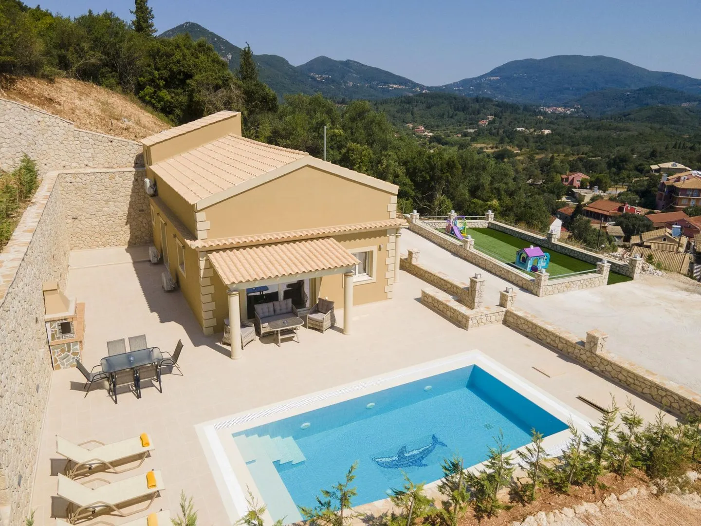  Villa Korfiatissa Aghios Mattaios - Bird's eye view